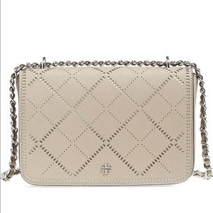 Tory Burch ‘Robinson - Crosshatch’ Leather Purse